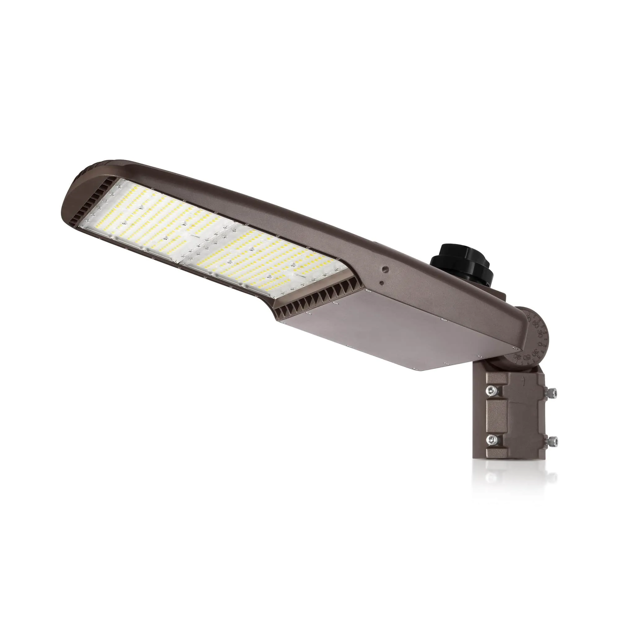 300W LED Parking Lot Light - Split Fit Mount - 42,000lm - 100/277VAC Shorting Cap - 5000K - DLC 5.1