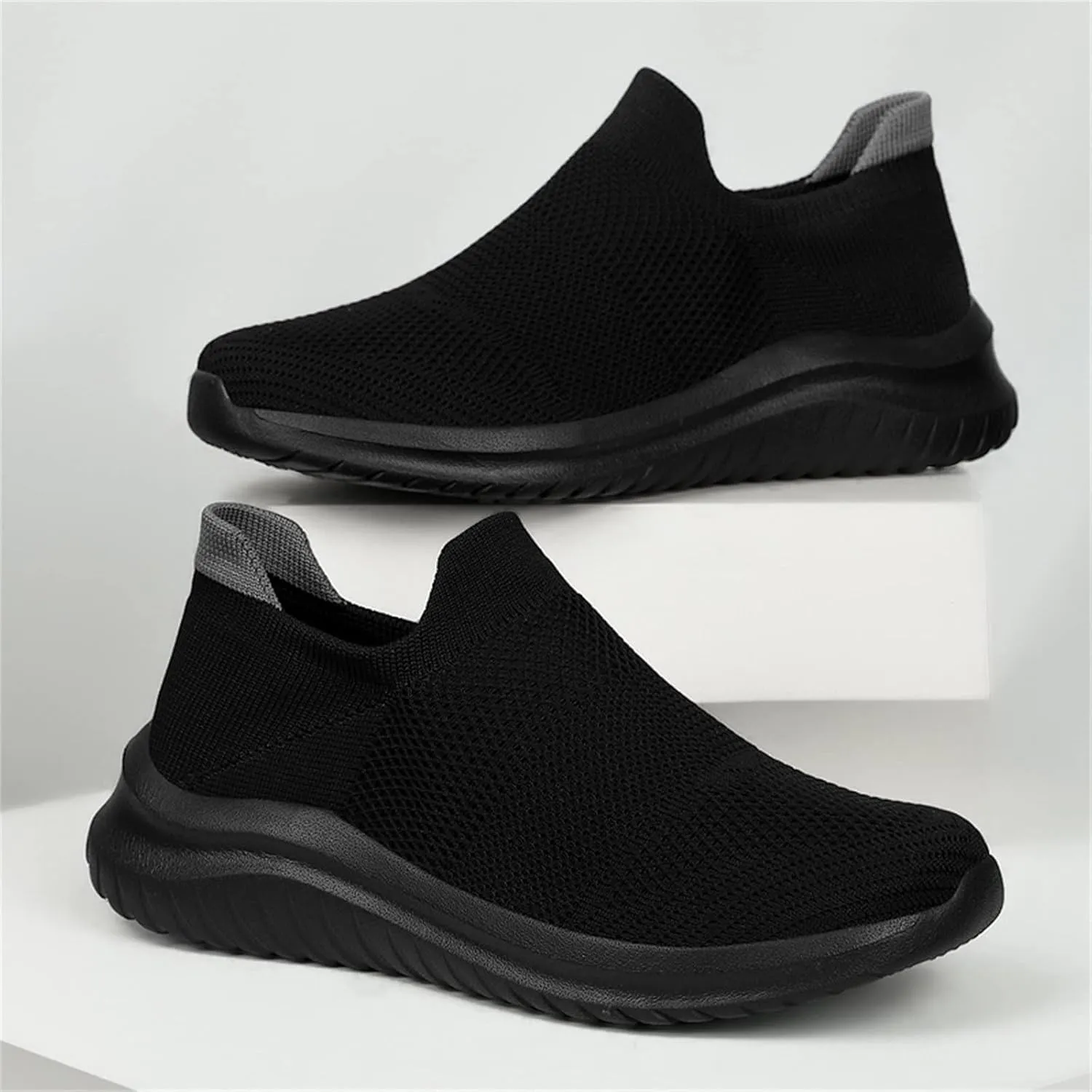 Athletic Shoes Women Slip On Running Shoes Non Slip Walking Shoes Lightweight Workout Shoes Breathable Fashion Sneakers