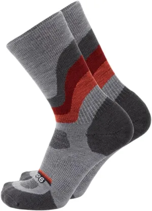 GRIP6 Crew Socks - Merino Wool Socks Made in the USA, Lightweight Wool Hiking Socks, Crew Socks for Men and Women