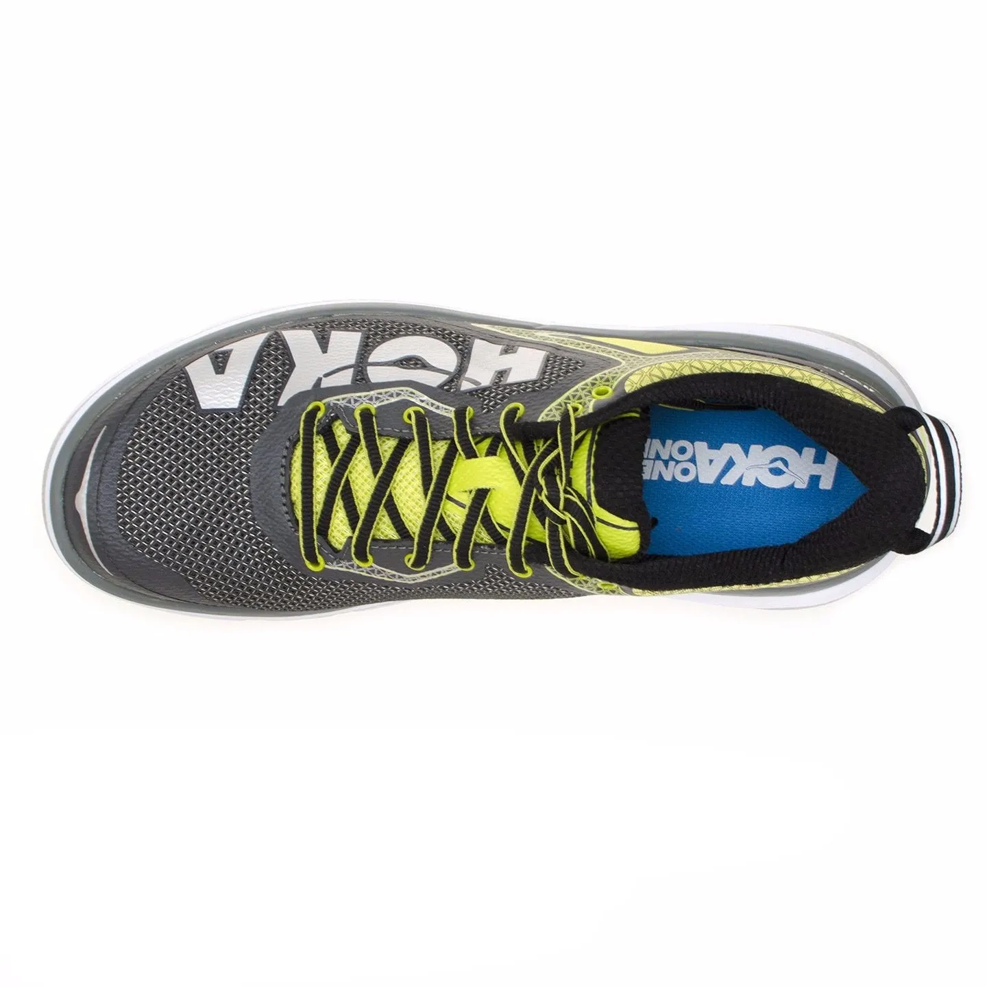 Hoka One One Bondi 4 Grey / Acid Running Shoes