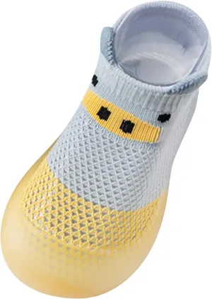 Kids Soft Boys Baby Anklet Girls Cartoon Slipper Shoes Rubber Breathable 036Months Toddler Summer Sole Baby Sock