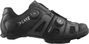 Lake Mx242 Endurance Cycling Shoe - Men's Black/Silver, 45.5