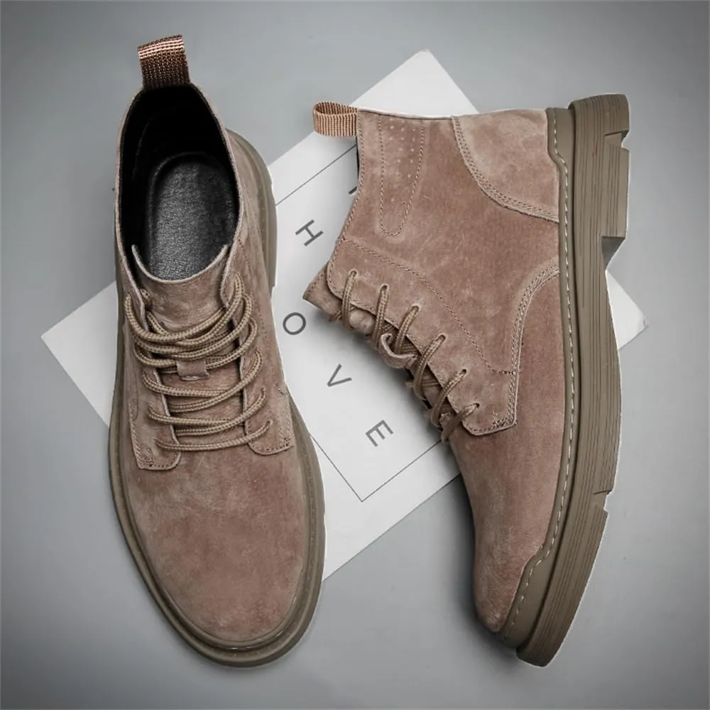 Men's Waterproof Anti-slip Hiking Boots Casual Chukka Boots for Men Men's Motorcycle Casual Working Boot