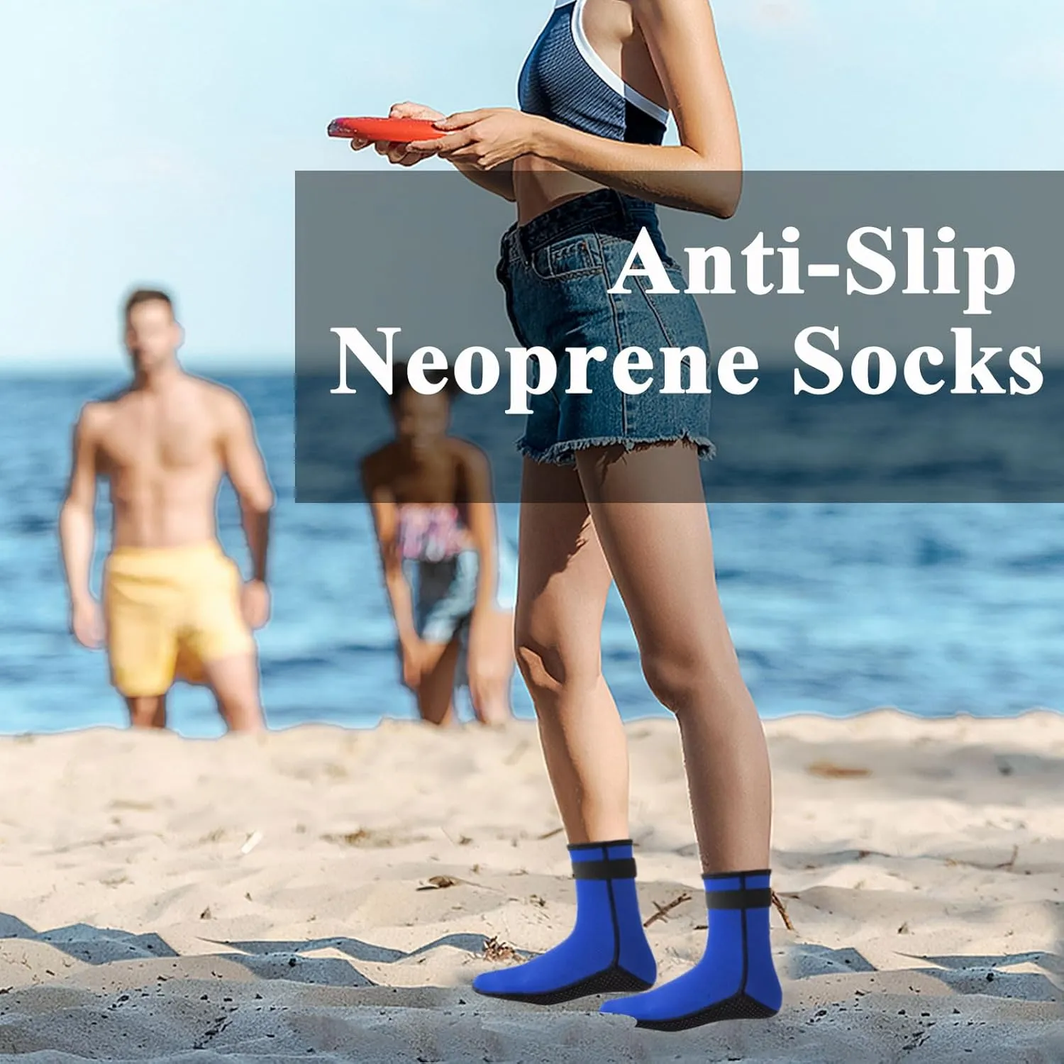 Neoprene Socks Women Water Socks Men Kids,Sand Soccer Socks Beach Socks,Dive Socks,Fin Diving Boots