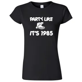 "Party Like It's 1985 - Hippo Games" women's t-shirt