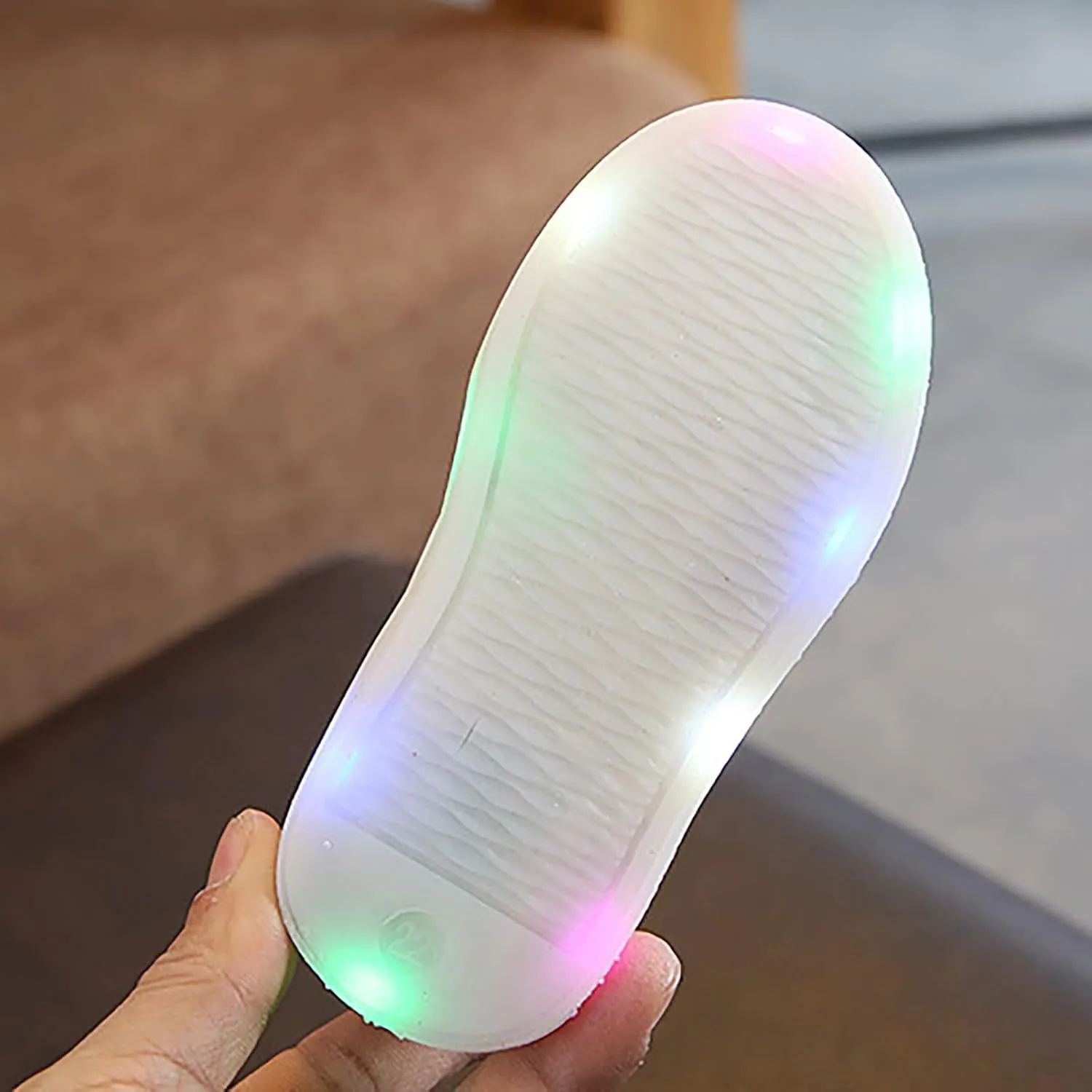 Toddler Baby LED Light Shoes Little Boys Girls Non Slip Walking Sneakers Kids Casual Breathable Board Shoes