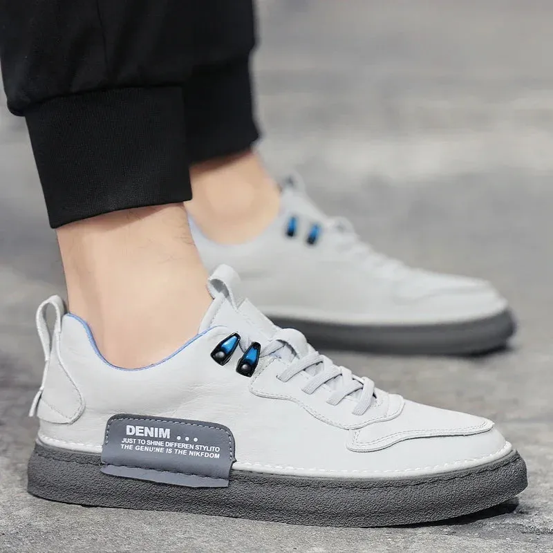 Wiaofellas Men Fashion Vulcanized Male Sneakers Shoes Light Tennis Shoes New Shoes Men Board Shoes Zapatillas Hombre Chaussure Homme